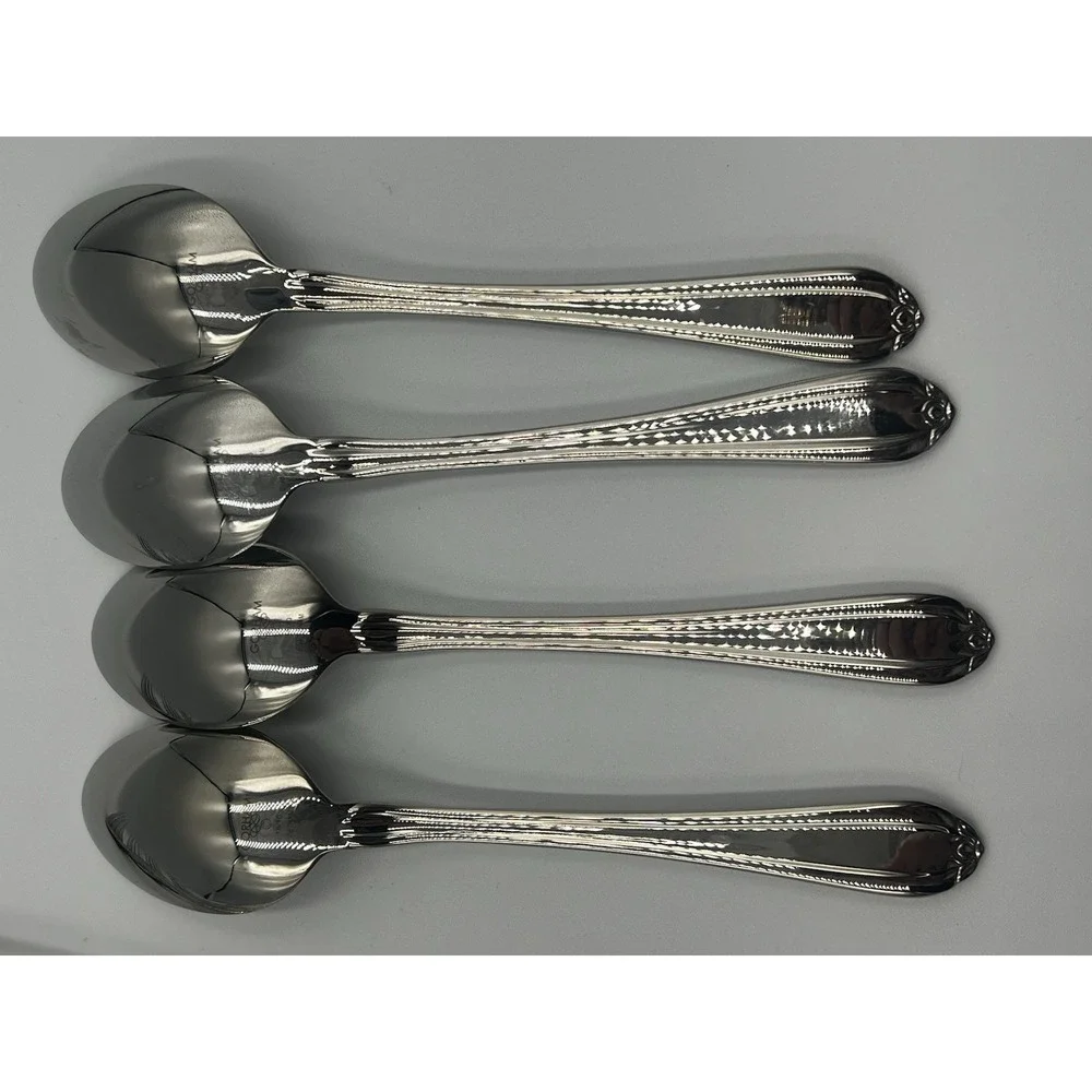 Gorham Melon Bud 18/10 Stainless Steel 20pc Placement For 4. PLEASE SEE ALL PICS